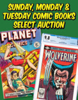 Sunday, Monday & Tuesday Comic Books Select