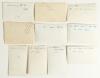 Hedley Verity. Yorkshire & England 1930-1939. M.C.C. tour of India 1933/34. A selection of over forty five small candid mono photographs from the tour possibly taken by Verity himself or an other player, with what appears to be annotation in Verity&rsquo;s or p - 2
