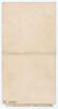 The Ashes. England v Australia 1934. &lsquo;Verity&rsquo;s Match&rsquo;. Official scorecard for the 2nd Test played at Lord&rsquo;s, 22nd- 25th June 1934. The scorecard with complete printed and neatly handwritten scores in pencil. England scored 440 in their only innings, Leyla - 3