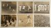 The Ashes. England v Australia 1934. &lsquo;Verity&rsquo;s Match&rsquo;. A selection of fourteen mono press photographs featuring this Test match and Tests at other grounds during the series. Photographs include action images including Sutcliffe batting at Lord&rsquo;s, the play