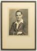 Herbert Sutcliffe, Yorkshire & England 1919-1945. Excellent studio portrait photograph of Sutcliffe, half length, wearing M.C.C. touring blazer. The photograph, by Walter Scott of Bradford, measures 6.5&rdquo;x8.5&rdquo; and is laid down to photographers mount. Frame