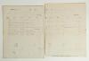 Oxford v Cambridge &lsquo;The University Match at Lord&rsquo;s&rsquo; 1841, Seventh Varsity match held. Original scorers sheets from the match played on the 14th, 15th & 16th July 1841, these sheets were compiled by the Oxford scorer. The sheets are handwritten in a neat - 2