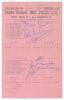 West Indies XI v. C.J. Barnett&rsquo;s XI. Colwyn Bay Cricket Festival 1952. Official double-sided scorecard for a match dated 27th & 28th August 1952 at Colwyn Bay. The players listed at start of play. Signed by ten players, five from each team. Signatures are