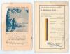M.C.C. tour of New Zealand 1935/36. Official tour programme with decorative wrappers in M.C.C. colours with picture of England Captain E.R.T. Holmes to centre and title above. The programme covering the M.C.C. v Wellington match played at the Basin Reserv - 2