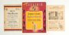 M.C.C. tour of Australia and New Zealand 1946/47. Official souvenir programmes for the first Test match, England v Australia, played on the 29th-5th December 1946 in Brisbane, the only Test match played in New Zealand at Lancaster Park on the 21st-24th Ma