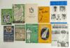 New Zealand tour to England 1949. Ten various brochures and programmes from the tour including &lsquo;A Complete Record of the New Zealand Cricket Team in England 1949&rsquo; Whitcombe & Tombs Ltd, &lsquo;Halo for Hadlee. A lighthearted history of the New Zealand cricket t