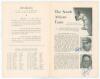South Africa Tour to England 1951. Official pictorial pre-tour souvenir programme for the 1951 tour published by Playfair, edited by Peter West. Fully signed to the pen pictures by all fifteen original members of the touring party. Signatures are Nourse ( - 2