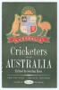 Australian tour to England 1956. &lsquo;Cricketers from Australia&rsquo;. Official souvenir tour brochure edited by Gordon Ross, published by Playfair. Signed in ink to the pen pictures by thirteen members of the Australian touring party. Signatures are Johnson (Capt
