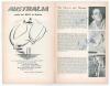 Australian tour to England 1956. &lsquo;Cricketers from Australia&rsquo;. Official souvenir tour brochure edited by Gordon Ross, published by Playfair. Signed in ink to the pen pictures by thirteen members of the Australian touring party. Signatures are Johnson (Capt - 2