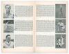 Australian tour to England 1956. &lsquo;Cricketers from Australia&rsquo;. Official souvenir tour brochure edited by Gordon Ross, published by Playfair. Signed in ink to the pen pictures by thirteen members of the Australian touring party. Signatures are Johnson (Capt - 3
