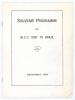 M.C.C. tour of Argentina & Brazil 1958/59&rsquo;. Official souvenir for the visit to Brazil. 12pp, paper wrappers. Published by the Brazilian Cricket Association. Itinerary and pen pictures of the players. Four matches were played two in Rid De Janiero and two 