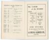 Yorkshire C.C.C. tour to Jamaica 1935/36. &lsquo;Jamaica Cricket Association Official Programme&rsquo; compiled by C.A. Lopez and issued by the Jamaica Cricket Board of Control. 88pp pre-tour booklet comprising tour itinerary, player profiles, three blank fold-out sc - 2