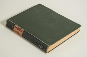 &lsquo;Cricket: A Weekly Record of the Game&rsquo;. Volume VI nos. 140-169 (27th January to 29th December 1887). Illustrated. Bound in green cloth, leather gilt title label to spine. Pages complete with title and contents pages to front, lacking original wrappers. Co