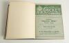 &lsquo;The World of Cricket&rsquo;. 1914. Edited by A.C. MacLaren. Volume I nos. 1-23 (31st January- 14th November 1914). Complete run of twenty three issues of the magazine. Illustrated. Bound in blue cloth with leather/ gilt title label to spine, red speckled page 