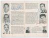 West Indies tour of England 1957. &lsquo;Cricketers from the West Indies&rsquo;. Official Playfair tour guide edited by Gordon Ross. Signed in different coloured inks to pen pictures by twelve players. Signatures are Hall, Sobers, Weekes, Kanhai, Walcott, Dewdney, Wo - 4