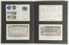&lsquo;The Centenary and Jubilee Pair&rsquo;. Official black folder issued by the T.C.C.B. comprising two commemorative covers and Stamp Publicity team postcards of the 1877 and 1977 teams, and printed scores for the matches. Limited edition no. 63/500. One cover is - 2