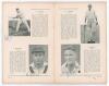 &lsquo;South African Cricket Tour 1947&rsquo;. Official souvenir brochure for the South African tour of England. Edited by A.W. Simpson. Pictorial covers. Signed in ink to inside pen pictures by sixteen members of the South African touring party. Signatures are Melvi - 3