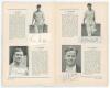 &lsquo;South African Cricket Tour 1947&rsquo;. Official souvenir brochure for the South African tour of England. Edited by A.W. Simpson. Pictorial covers. Signed in ink to inside pen pictures by sixteen members of the South African touring party. Signatures are Melvi - 6