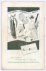 &lsquo;South African Cricket Tour 1947&rsquo;. Official souvenir brochure for the South African tour of England. Edited by A.W. Simpson. Pictorial covers. Signed in ink to inside pen pictures by sixteen members of the South African touring party. Signatures are Melvi - 7