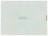 Bryan Herbert Valentine. Kent, Cambridge University & England 1927-1948. M.C.C. tour of India & Ceylon 1933-34&rsquo;. Official &lsquo;Programme of the Visit of the M.C.C. team to Porbandar 5th & 6th December 1933&rsquo;. The 4pp folding card programme with titles in black - 3