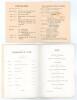 Bryan Herbert Valentine. Kent, Cambridge University & England 1927-1948. M.C.C. tour of India & Ceylon 1933-34&rsquo;. Official &lsquo;Programme of the Visit of the M.C.C. team to Porbandar 5th & 6th December 1933&rsquo;. The 4pp folding card programme with titles in black - 8