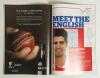 The Ashes. Australia v England 2010/11 and 2013/14. Official programme for the 3rd Test, Perth 16th- 20th December 2010 and the 3rd Test, Perth 13th- 17th December 2013. Signed to the player profile pages by twenty eight and twenty nine players respective - 8