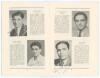 &lsquo;All India Cricket Tour of England 1946&rsquo;. Official souvenir brochure for the Indian tour of England. Edited by A.W. Simpson. Pictorial covers. Fully signed in ink to inside pen profile pictures by all sixteen members of the Indian touring party plus the m - 4