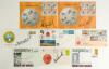 South Africa. Selection of eight various signed commemorative first day covers. Signatures are H. Cronje (2), J. Kallis, B. Richards, J. Rhodes, K. Wessels, S, Pollock and A. Donald. Sold with a selection of signed South Africa ephemera, candid photograph