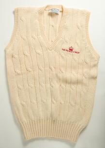 Norman Gifford. Worcestershire, Warwickshire & England 1960-83. Prince&rsquo;s Trust XI v Rest of the World XI cricket match played at Edgbaston in July 1989. Gifford was the Manager of the Prince&rsquo;s Trust XI. A Prince&rsquo;s Trust XI sleeveless cricket sweater with 