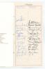 Norman Gifford. Worcestershire, Warwickshire & England 1960-83. &lsquo;The Centenary Banquet&rsquo;. Official menu for the South African Cricket Centenary 1889-1989 Banquet held on the 8th March 1989. The menu, with cord tie, signed to inside pages by cricketers titl - 2