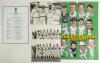 Norman Gifford. Worcestershire, Warwickshire & England 1960-83. Three original press photographs featuring Gifford during his playing days with Warwickshire, two are of the Warwickshire team with Gifford as Captain, players include Small, Old, Smith, Kall