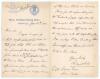 Kumar Shri Ranjitsinhji. Cambridge University, Sussex, London County & England, 1893-1920. Interesting two page handwritten letter in ink written on Royal Victoria Hotel, Sheffield letterhead and dated 12th June 1906. Writing to &lsquo;S.M. Fraser, News Editor&rsquo;