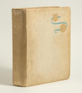&lsquo;The Jubilee Book of Cricket&rsquo;. K.S. Ranjitsinhji. Edinburgh 1897. Limited edition of 350 copies signed by Ranjitsinhji, this being number 99. Hand made paper, top edge gilt, other edges untrimmed. Original oatmeal cloth covers. Padwick 467. Soiling and bu