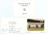 England tour to West Indies 1985/86. Two copies of official England autograph sheets for the tour to West Indies in 1986. Both sheets fully signed by all twenty one listed members of the touring party. Signatures include Gower (Captain), Gatting, Botham, - 2