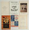 Sporting and other programmes 1940s-1990s. A selection of seventeen official programmes (one exception), covering sporting and other events, from the collection of Alan Curtis, English actor and Lord&rsquo;s cricket announcer. Eleven programmes are for sporting - 2