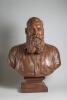 William Gilbert Grace. Gloucestershire, London County & England 1870-1904. Very large and imposing, head and shoulders, bust of Grace sporting a forked beard and wearing a cricket shirt by artist William Henry Tyler SC (fl. 1880-1893). The plaster of Pari - 3