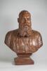 William Gilbert Grace. Gloucestershire, London County & England 1870-1904. Very large and imposing, head and shoulders, bust of Grace sporting a forked beard and wearing a cricket shirt by artist William Henry Tyler SC (fl. 1880-1893). The plaster of Pari - 4