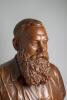 William Gilbert Grace. Gloucestershire, London County & England 1870-1904. Very large and imposing, head and shoulders, bust of Grace sporting a forked beard and wearing a cricket shirt by artist William Henry Tyler SC (fl. 1880-1893). The plaster of Pari - 6