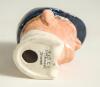 Len Hutton. Ceramic figure of Hutton, head and shoulders, wearing England cap produced for the 5th Annual Dinner of the Endon & District Cricket Club held in 1955. Maker unknown. Very good condition - 2