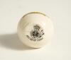 Lindfield&rsquo;. Small &lsquo;Arcadian china&rsquo; souvenir ewer with cricket crest of Lindfield. 2.5&rdquo; tall. Lustre to rim. G - 2
