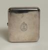 Ronald Thomas Stanyforth. Yorkshire, M.C.C. and England 1928-1933. Silver hallmarked cigarette case presented to Stanyforth by Prince Henry, Duke of Gloucester at Christmas 1921. The case engraved to gilt inside &lsquo;Ronald from Henry. Xmas 1921&rsquo;. Hallmarked - 4