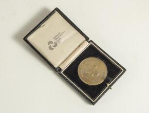 David Mark Smith. Surrey, Sussex, Worcestershire & England 1973-1994. National Westminster Bank Trophy 1989. Original gilt metal &lsquo;Man of the Match&rsquo; medal awarded to Smith playing for Sussex against Berkshire, in the 1st round match at Hove, 28th June 198