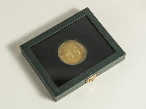 David Mark Smith. Surrey, Sussex, Worcestershire & England 1973-1994. National Westminster Bank Trophy 1993. Original gilt metal &lsquo;Man of the Match&rsquo; medal awarded to Smith playing for Sussex against Hampshire, in the second round match at Hove, 7th July 1