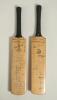 India tours to England 1952 and 1959. Two miniature replica &lsquo;Extra Special&rsquo; bats by G. Warsop & Sons, Marylebone, covering Test matches played at Lords. Both bats with maker&rsquo;s names to shoulders, and &lsquo;Warsop&rsquo; stamped to the top of the handle, each of whic