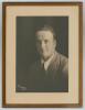 Roy Kilner. Yorkshire, Europeans & England 1911-1927. Excellent mono studio portrait photograph of a Kilner, head and shoulders wearing a suit and tie. The photograph, by May Moore of Sydney, measures 5.25&rdquo;x7.5&rdquo;, laid to slightly larger photographer&rsquo;s mou
