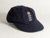 Andrew Richard Caddick. Somerset & England 1991-2009. England navy blue cloth Test cap, by Albion C&D of Australia, with embroidered three lions and coronet emblem of England to cap, worn by Caddick in the England v Australia &lsquo;Ashes&rsquo; series played in Engl