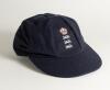 Andrew Richard Caddick. Somerset & England 1991-2009. England navy blue cloth Test cap, by Albion C&D of Australia, with embroidered three lions and coronet emblem of England to cap, worn by Caddick in the England v Australia &lsquo;Ashes&rsquo; series played in Engl - 4