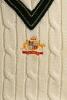Glenn McGrath. New South Wales & Australia 1992-2008. Australian sleeveless Test sweater worn by McGrath in the England v Australia &lsquo;Ashes&rsquo; series played in England of the summer of 1997. The white sweater, by &rsquo;Silver Fleece of Australia&rsquo;, with Australian - 2