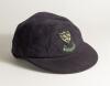 Reverend David Stuart Sheppard. Cambridge University, Sussex & England 1950-1964. Sussex navy blue 1st XI cloth cricket cap worn by Sheppard during his playing career. The cap, by W.V. Brown of Eton, embroidered with the six martlet&rsquo;s emblem of Sussex to 