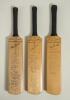 Gentlemen v Players 1960 and 1961. Three miniature replica &lsquo;Extra Special&rsquo; bats by G. Warsop & Sons, Marylebone, two covering Gentlemen v Players matches played at Lords, and one for &lsquo;Old England 1962&rsquo;. All three bats with maker&rsquo;s names to shoulders, two 